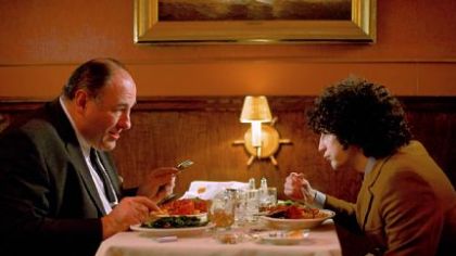 James Gandolfini and John Magaro, as father and son, butt heads in "Not Fade Away."