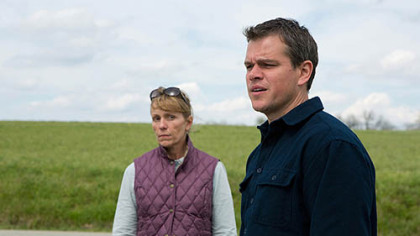 Frances McDormand and Matt Damon in "Promsied Land."