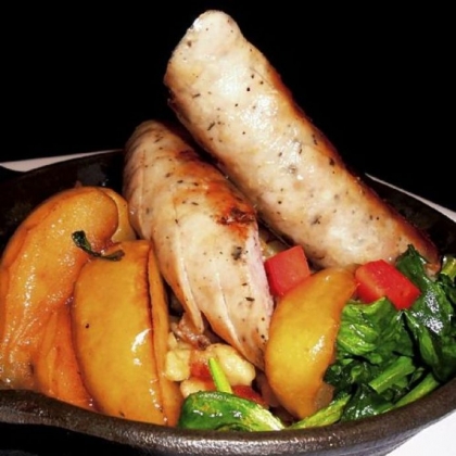 Chef Anthony Zallo of Bigelow Grille will make Rabbit Sausage with Roasted Heirloom Apples and Homemade Spaetzle for the Taste of the NFL dinner before the Super Bowl in New Orleans.