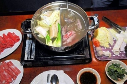 Shabu shabu prepared at Sun Penang on Forbes Avenue in Squirrel Hill is a delightful dish for sharing.