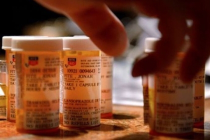 Jonah takes several medications each day for his schizophrenia, depression, pain and the side effect of weight gain. The lansoprazole shown in the foreground is an antacid he takes because he has pancreatitis.