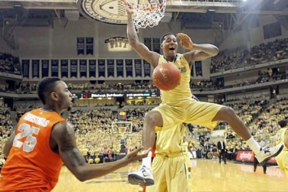 Dante Taylor scored six points in Pitt's win -- part of a 31-3 advantage for the Panthers in bench scoring Saturday at Petersen Events Center.