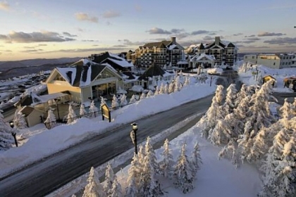 Snowshoe Mountain Resort, with its top-of-the-summit facilities, in West Virginia
