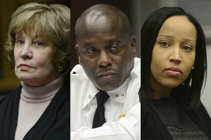 Donna Jo McDaniel, Common Pleas Court president judge, Orlando Harper, Allegheny County Jail Warden and Latoya Warren, Allegheny County Jail deputy warden of inmate services.