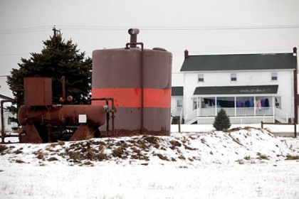 Many of the Amish farms of New Wilmington, Lawrence County, have shallow wells that have been on the property for decades. Recent drilling targets deeper gas formations like the Marcellus and Utica shales.