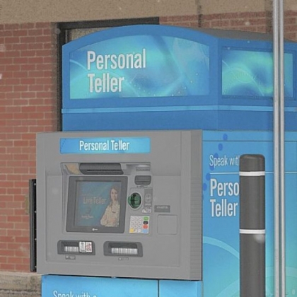 Dollar Bank has installed a "personal teller machine" in the Virginia Manor shopping center in Mt. Lebanon.