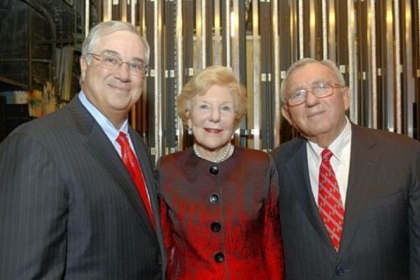 Jim Rohr with Ginny and Dick Simmons.