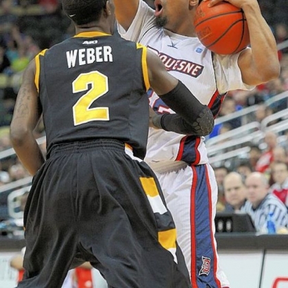 Senior guard Sean Johnson and his reeling Duquesne team just can't seem play a complete game.