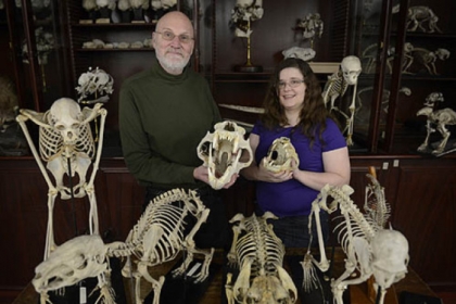 John Wible and Michelle Spaulding participated in creating the Tree of Life, which includes DNA and anatomical descriptions of placental mammals that is one of a kind.