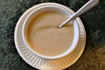 Potato-Parsnip Bisque with White Chocolate