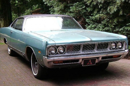 A 1969 Dodge Polara (not my neighbor's but close).