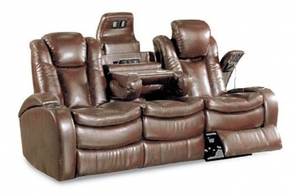 The reclining Optimus has lights, electric outlets, hidden storage and more.