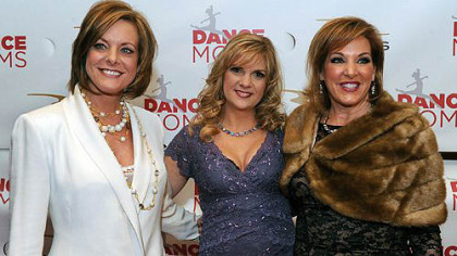 "Dance Moms" Kelly Hyland, left, Melissa Ziegler and Jill Vertes were on hand Tuesday at the Rivers Casino for the season three premiere of their Lifetime reality show.
.