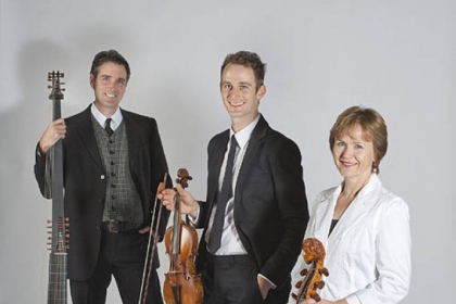 Chatham Baroque: Scott Pauley, Andrew Fouts and Patricia Halverson.
