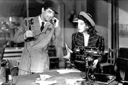 It's just like "His Girl Friday" around here.