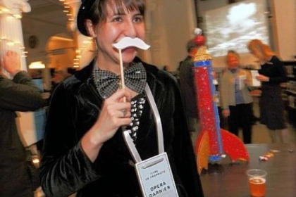 Bonnie McClosky as Monopoly Man.