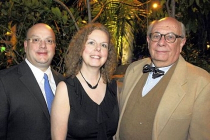 Honoree Joe Lucot, director Lociana Randall and John Lovelace.