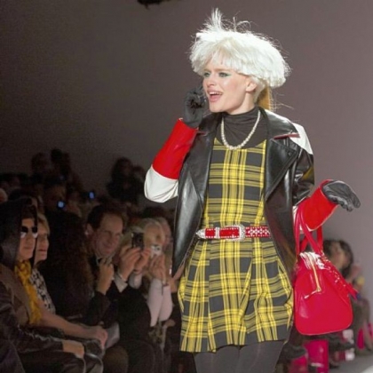 At the last minute, Betsey Johnson decided to present her fall collection.