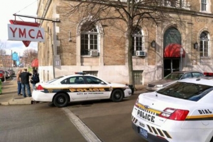 Pittsburgh police Monday morning investigate at the YMCA on the North Side.