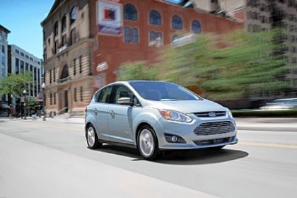 The 2013 Ford C-MAX Hybrid is rated at 47 mpg. Mileage did vary, averaging just about 38 in a weekend-long test.