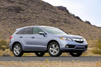 The 2013 Acura RDX offers a 3.5-liter V6 engine. Its interior wins the space wars, but some of the design touches don't measure up to the Infiniti.