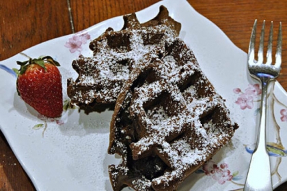 Hot Chocolate Waffles