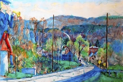 "Piper" by Bedford artist Kevin Kutz, whose work is being exhibited through Feb. 24.
