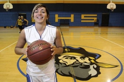 Mason DePetro, a senior at Cornell High School, is the all-time leading scorer for the Lady Raiders.