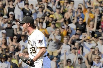 Jason Grilli will step up and fill the closer role left vacant when Joel Hanrahan was traded to the Red Sox.