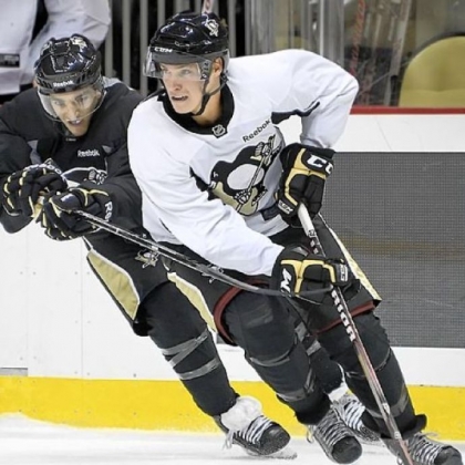 Beau Bennett, right, could make his NHL debut tonight after being called up from Wilkes-Barre/Scranton Thursday.
