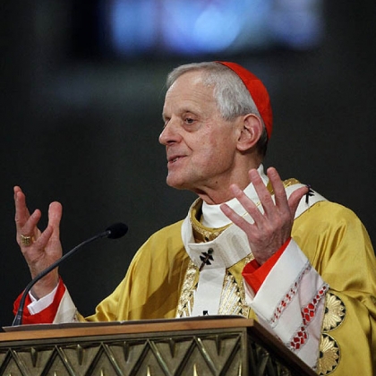 Cardinal Donald Wuerl, Archbishop of Washington, gives the homily during Easter Mass at the Basilica of the National Shrine of the Immaculate Conception Roman Catholic Church Sunday, April 24, 2011 in Washington.