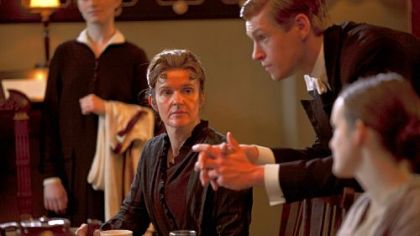 Siobhan Finneran as Miss O'Brien and Matt Milne as Alfred in "Downton Abbey," Season 3.