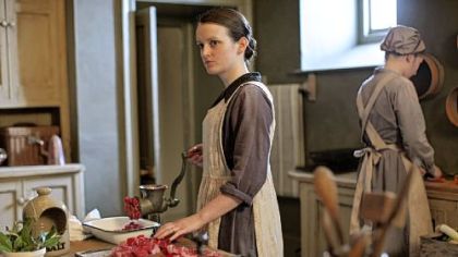 Sophie McShera as Daisy in Downton Abbey Season 3.
