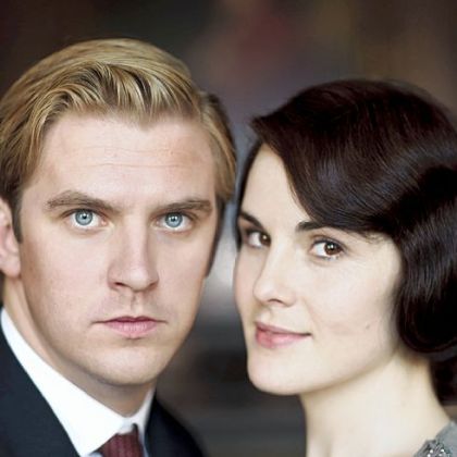 Dan Stevens as Matthew Crawley and Michelle Dockery as Lady Mary Crawley in "Downton Abbey," Season 3.