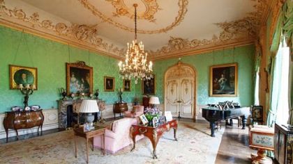 The drawing room at Highclere Castle.
