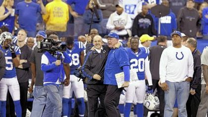 An emotional season in Indianapolis ended with an emotional hug between Bruce Arians, right, and Chuck Pagano a week ago == the day Pagano returned to the sideline == after the Colts defeated AFC South champion Houston in the regular-season finale.