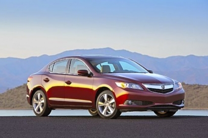 The pretty Acura grille stands out, but the styling is sedate and simple, and attractive in burgundy. The 2.4-liter four-cylinder engine produces 201 horses that power the car effortlessly.
