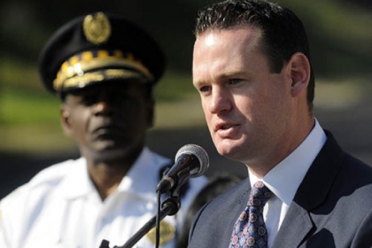 Mayor Luke Ravenstahl and Police Chief Nathan Harper in September.