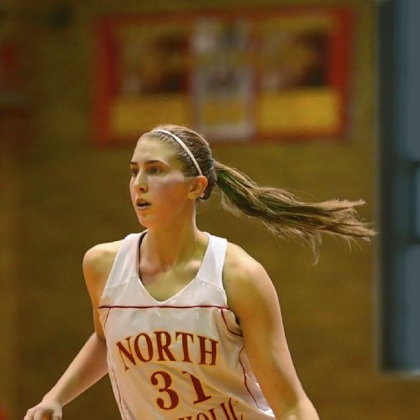 Lauren Wolosik, one of the top scorers in the WPIAL, is the Trojanettes' most experienced player.