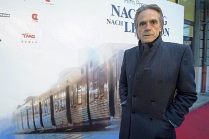 British actor Jeremy Irons attended Thursday's premiere of the movie "Night Train to Lisbon" in Bern, Switzerland.