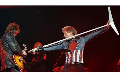 Bon Jovi performs.