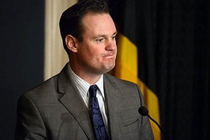 Pittsburgh Mayor Luke Ravenstahl speaks about Police Chief Nate Harper's resignation at a press conference at the mayor's office on Wednesday.