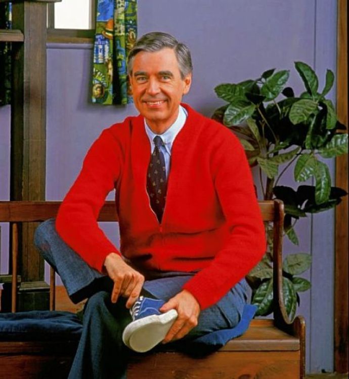 Mister Rogers Red Cardigan Sweater - Iconic Beautiful Day Sweater