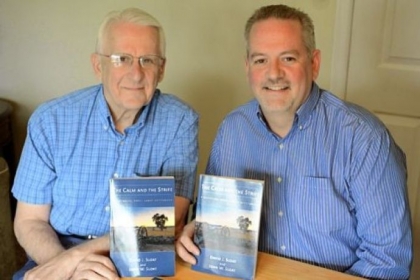 John W. Sloat and his son David J. Sloat have written a Civil War novel, "The Calm and the Strife," which culminates at the Battle of Gettysburg.