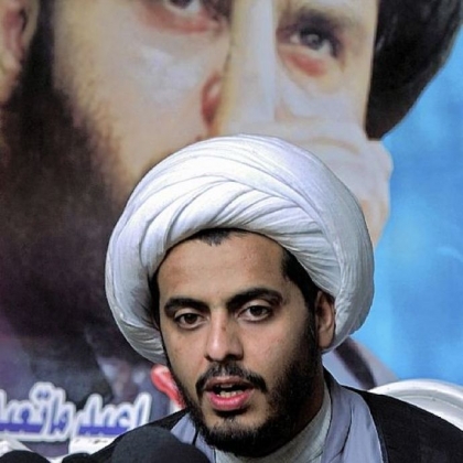 Qais al-Khazali is head of the militant group Asaib Ahl al-Haq, or League of the Righteous.