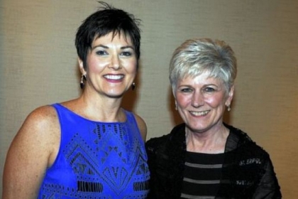 Sheila Scanlon and Patricia Thompson.
