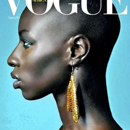 GLAMAZONIA exhibit celebrating African beauty and hairstyles at the August Wilson Center.