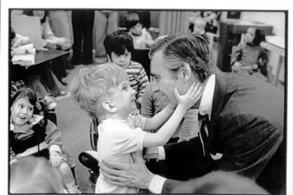 The 1978 photo of Fred Rogers and the unnamed little boy at Pittsburgh's Children's Institute