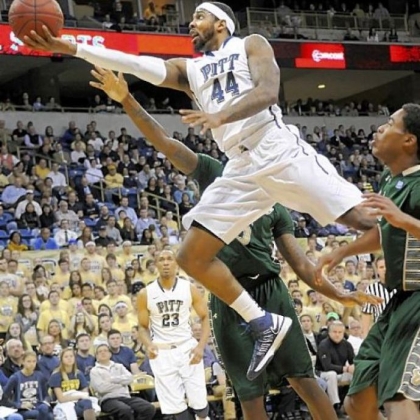 J.J. Moore glides in for a shot against South Florida Wednesday night.