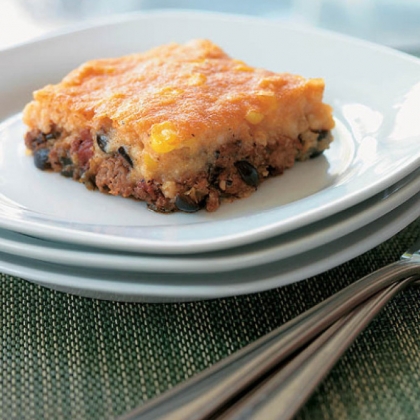 The Potluck-perfect Tamale Pie from Make-Ahead Meals Made Healthy" by Michele Borboa.
